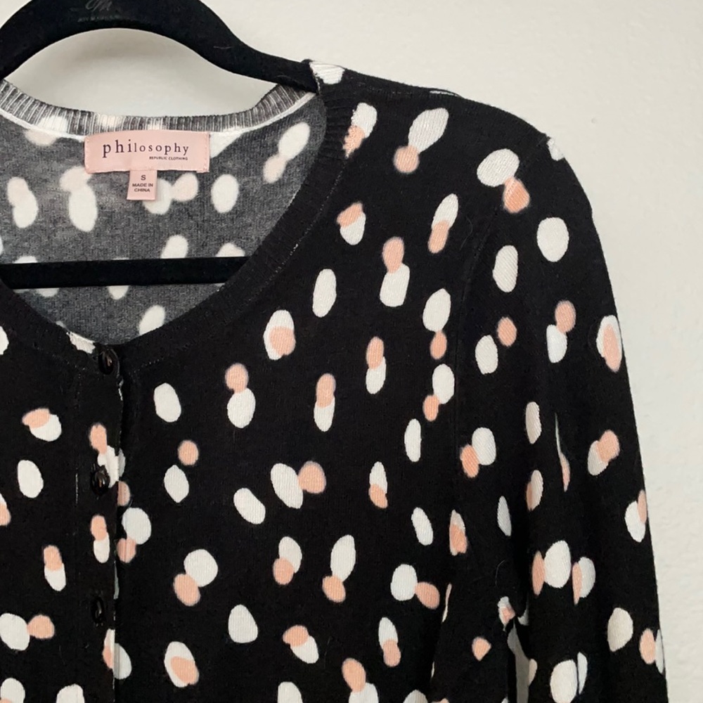 Philosophy button up cardigan - LIKE NEW!
